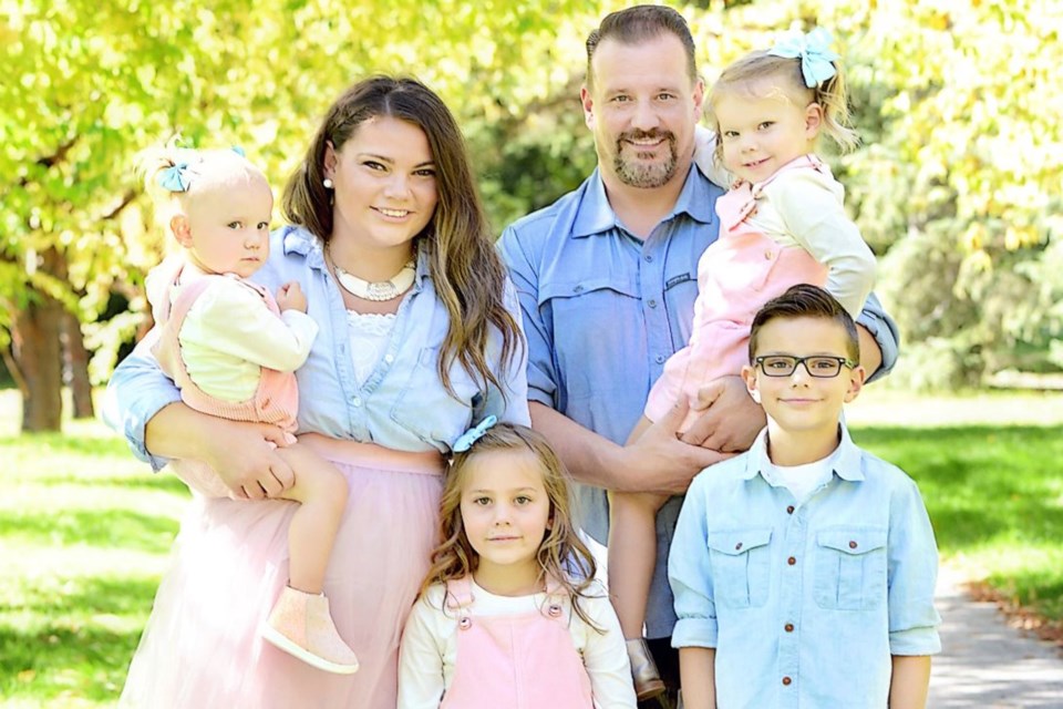 Lee Fowler, a Cochrane father of four young children, passed away Oct. 10 following a stroke while on vacation in Mexico with his wife, Lacey. Photo Submitted/For Rocky View Publishing