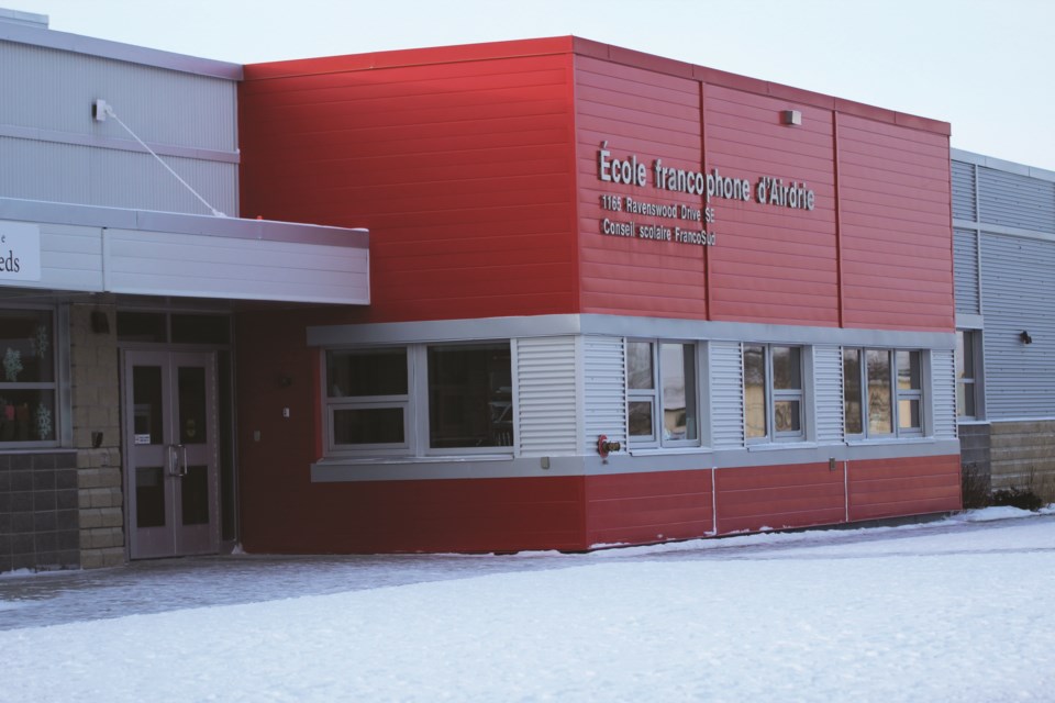 Airdrie's sole Francophone school is facing capacity, as the school's enrolment continues to climb year after year. Photo by Scott Strasser/Airdrie City View