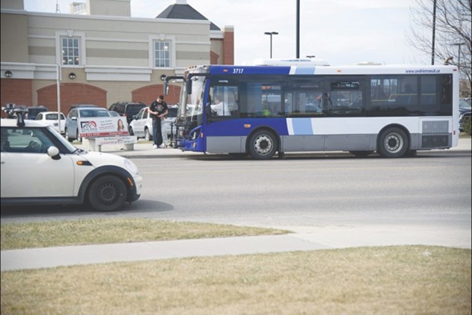 Airdrie residents under the age of 18 can use the city's public transit system for free this summer. 
File Photo/Rocky View Publishing