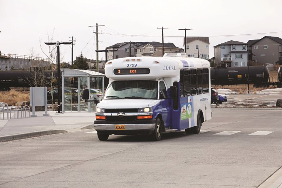 The City of Airdrie is changing some of its transit servicing, in response to the COVID-19 pandemic. File photo/Airdrie City View