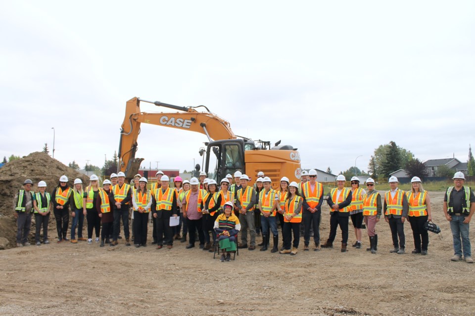 Ground broke on the City of Airdrie's future library and multi-use facility on Aug. 21.
