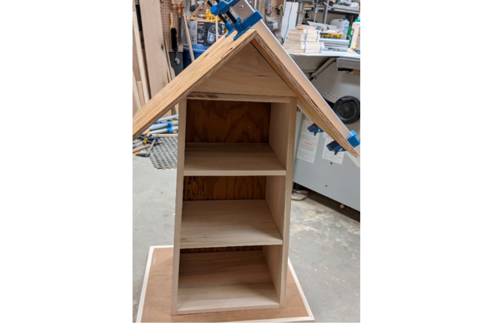 The 4th Airdrie Guides are currently building a little free library, which will be installed in Nose Creek Regional Park later this spring.