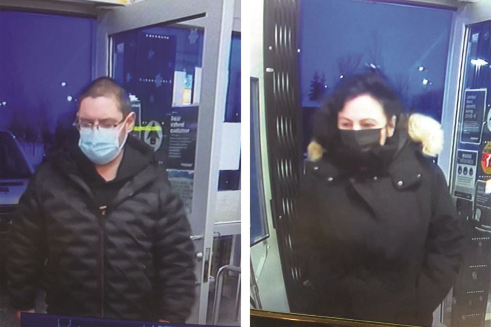 Airdrie RCMP is seeking public assistance in identifying these suspects, who allegedly stole $300 worth of liquor from an Airdrie retailer on Dec. 31, 2020.