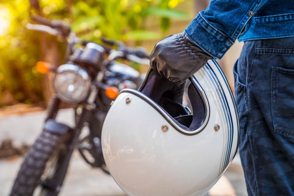 A motorcyclist from Calgary was clocked going more than double the speed limit in a residential area of Chestermere July 26. 
Photo: Metro Creative Connection