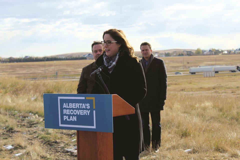 Airdrie-East MLA Angela Pitt said she remained in the province during the holidays amid a scandal involving multiple government officials travelling abroad. Photo by Scott Strasser/Airdrie City View.