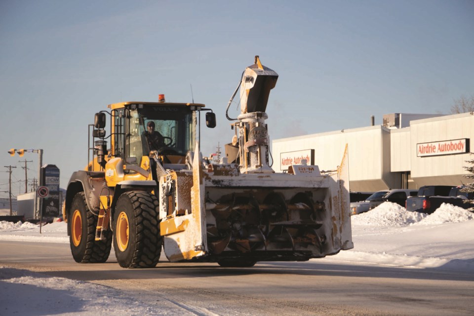 Airdrie City council deliberated the idea of including private residents and contractors in the municipality's snow removal response at the Feb. 1 council meeting.