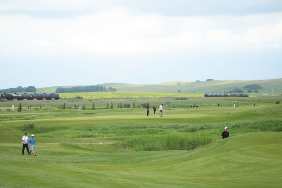 Collicutt Siding Golf Course will be among the beneficiaries of a pilot project that uses Swirltex's wastewater treatment technology in the Town of Crossfield's lagoons. Photo by Scott Strasser/Rocky View Weekly.