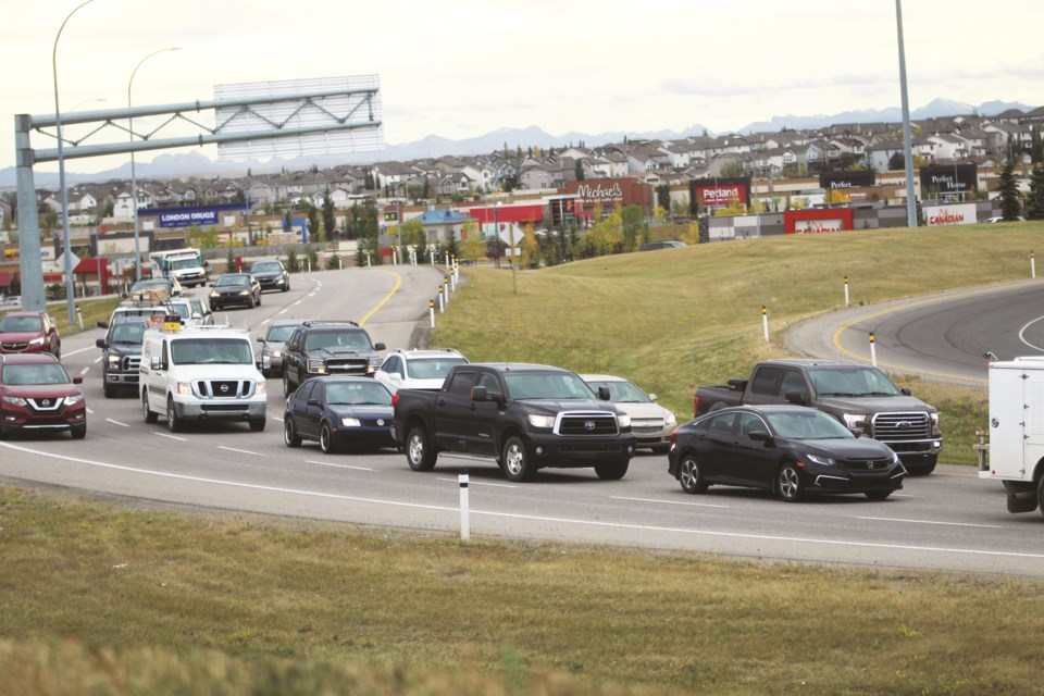 Airdrie's new Transportation Master Plan outlines the City's road priorities for the next several years. Photo by Scott Strasser/Airdrie City View.