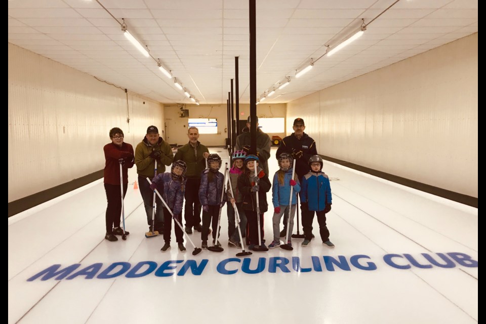 An archive photo from curlers in Madden.
Photo Submitted/Rocky View Publishing