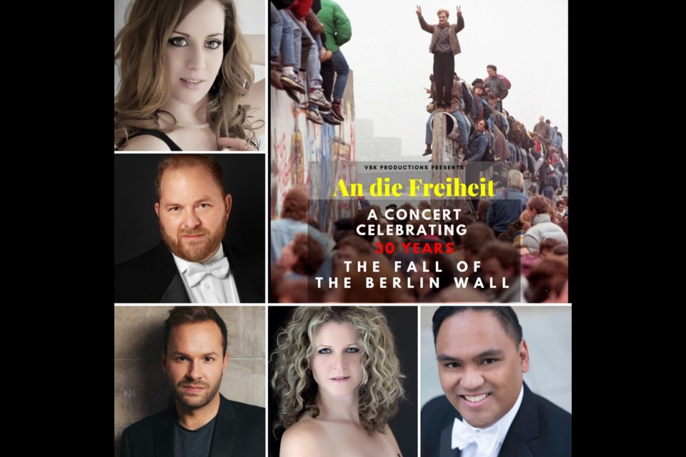 The Polaris Centre for the Performing Arts will host an opera concert Nov. 7, to mark the 30-year anniversary of the Fall of the Berlin Wall. Photo Submitted/For Rocky View Publishing