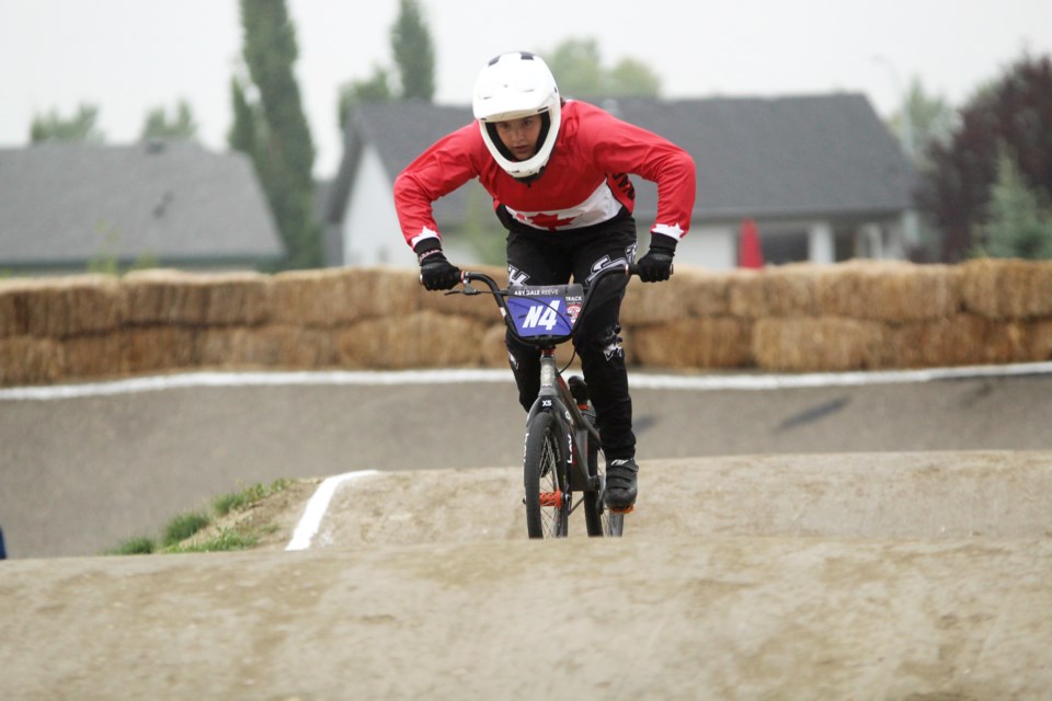Airdrie's Abygale Reeve, 13, recently returned from the 2019 BMX UCI World Championships in Belgium. 
Photo by Scott Strasser/Rocky View Publishing