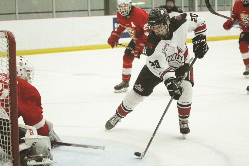 The AC Avalanche qualified for the AAA minor midget provincial championships after finishing with the silver medal at the 2020 Sutter South Cup. Photo by Scott Strasser/Rocky View Weekly