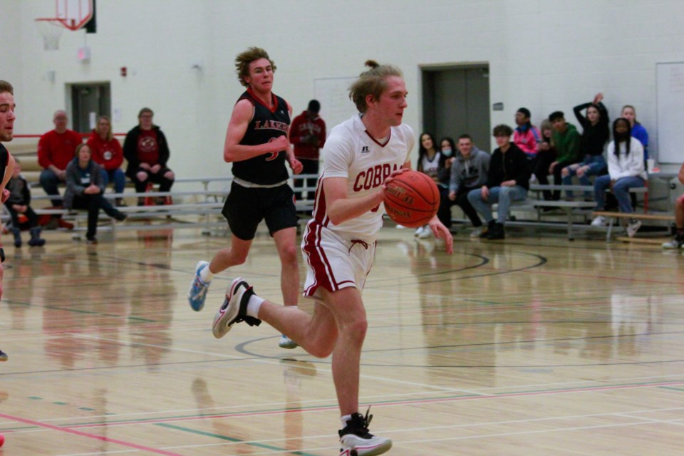 The Cochrane Cobras senior boys' team overcame the Chestermere Lakers to clinch their first RVSA banner since 2019.