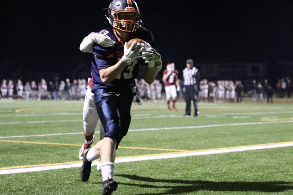 Cavaliers receiver Tyson Heather is going to the St. FX University football team in the fall.