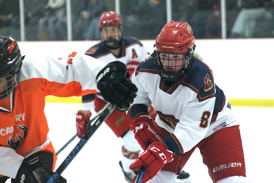 The Cochrane Chaos beat the Calgary Jags 3-2 in overtime on Saturday night to win the playoff series and advance to the AJFHL finals.