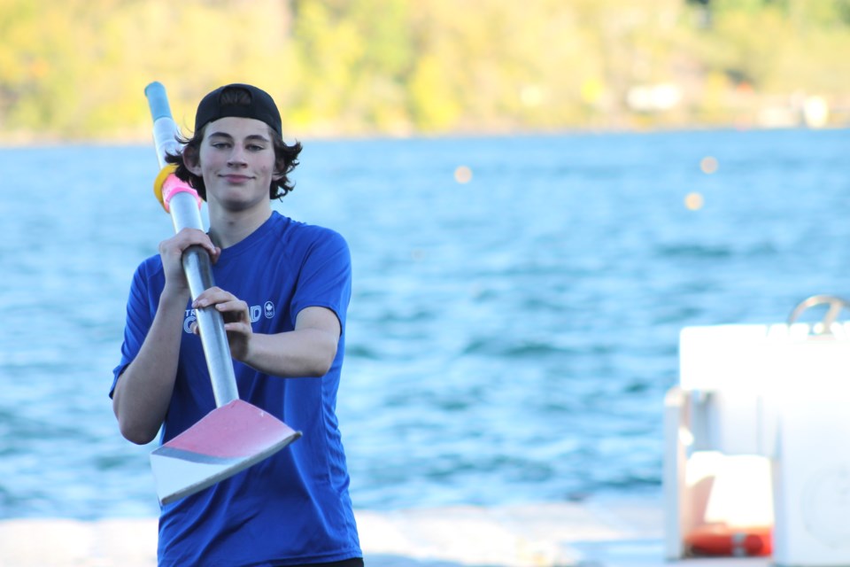 Chris O'Bertos, a Balzac resident who attends high school in Chestermere, was recently identified by Rowing Canada evaluators to have Olympic potential in the sport.