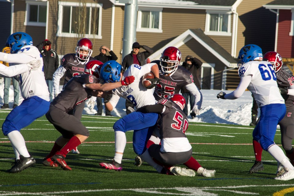 The Cochrane Cobras' 2022 season came to a close Nov. 19, in the team's 21-20 loss to the All Saints Legends.