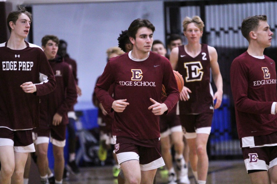 The Edge's prep basketball competes in a Canada-wide league for elite private school teams. Photo by Scott Strasser/Rocky View Publishing