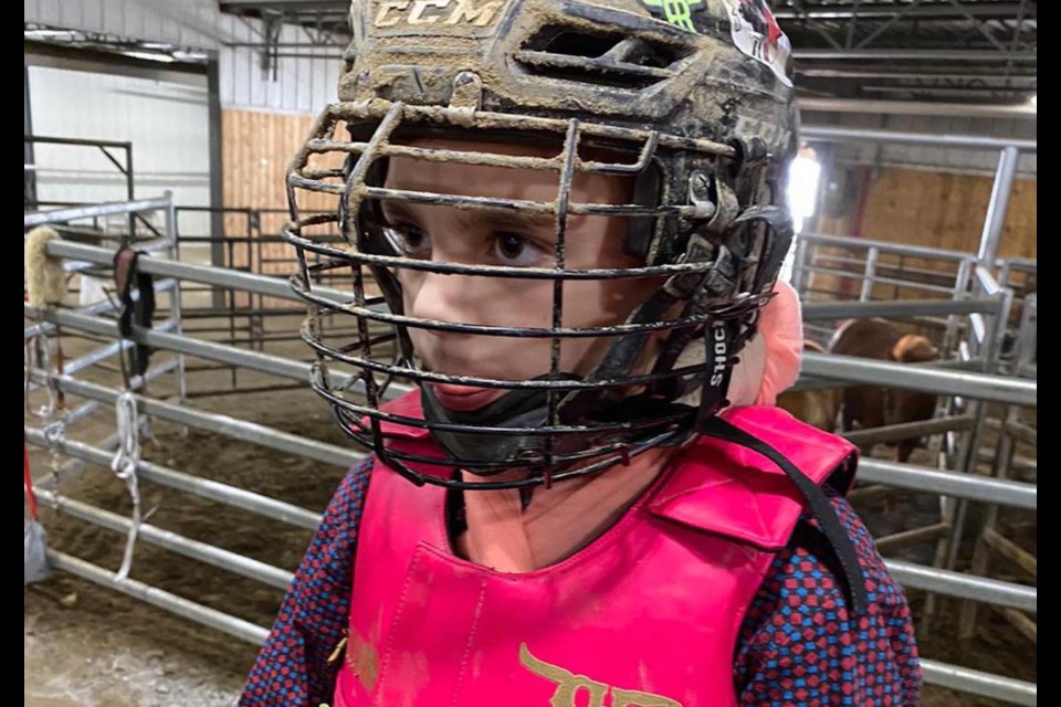 Airdrie cowboy Gavin Rose, nine, will compete against international competition next month. Photo submitted/For Airdrie City View.