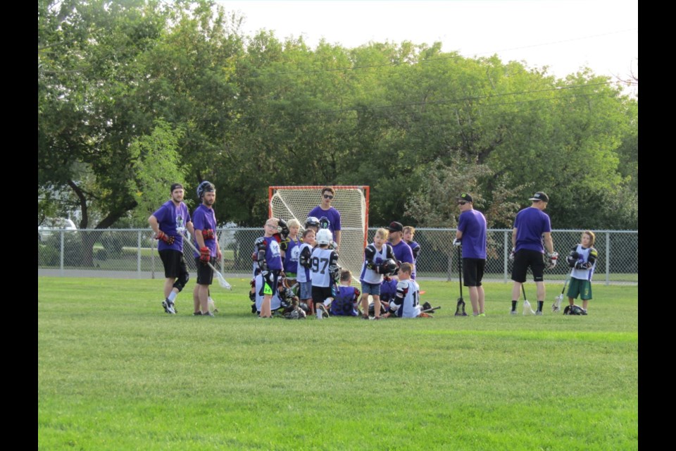 A new field lacrosse program has been introduced in Airdrie for players aged five to 19 to hone their skills. 
Photo submitted/for Rocky View Publishing