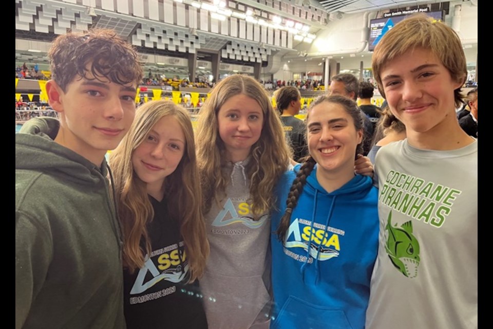 The Cochrane Piranhas chomped down at the 2023 ASSA provincials at the Kinsmen Sport Centre in Edmonton from Aug. 18 to 20, claiming 20 individual medals and registering 10 club records.