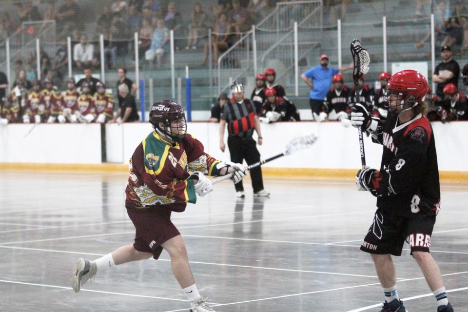It's been a fine start to the 2019 season for the Rockyview Silvertips Junior B lacrosse team.
File photo/Rocky View Publishing