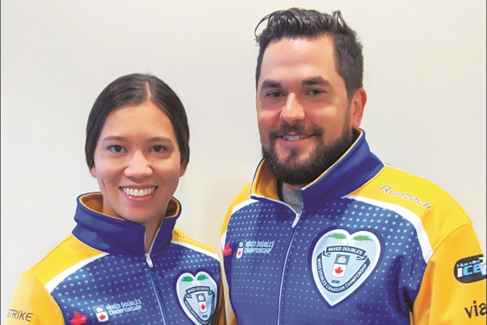 Airdrie curler Aaron Sluchinski will compete in Canada's mixed doubles national championship in March, alongside Calgarian Brittany Tran. 