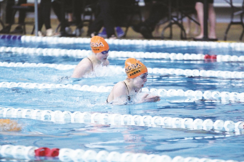 The Nose Creek Swim Association is an Airdrie-based swim club that trains and competes out of either Genesis Place Recreation centre or the Repsol Sport Centre in Calgary.