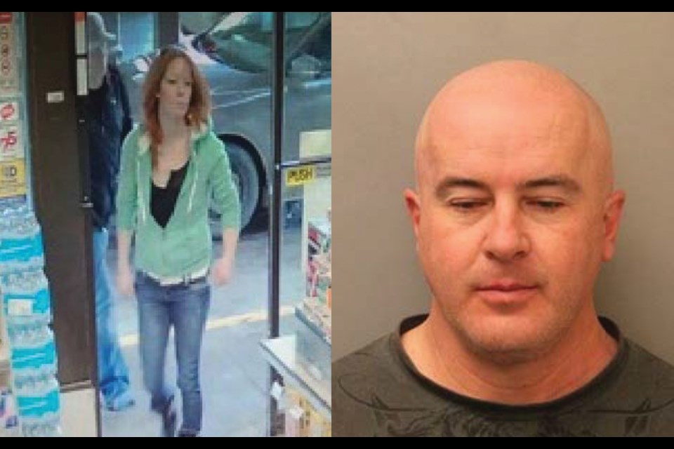 Alberta RCMP Major Crimes is asking for the public's help in locating Trista Nadene Tinkler (left) and Robert Gordon Daignault (right), wanted in connection with a Dec. 29 discovery of a body near the Springbank Airport that has been deemed a homicide. Photo Submitted