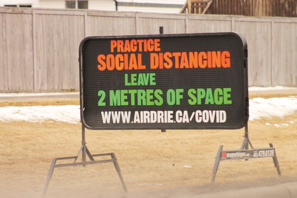 The City of Airdrie is relaxing its regulations for sign advertising during the COVID-19 pandemic. 
File photo/Airdrie City View