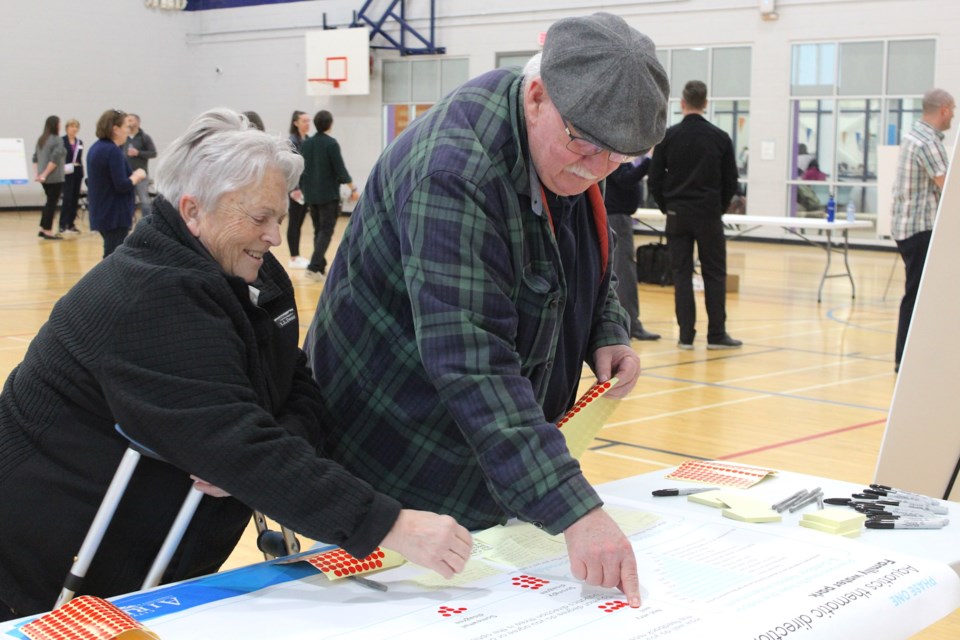 Glimpses from public engagement on Mar. 5, at the SW Recreation Centre open house. 