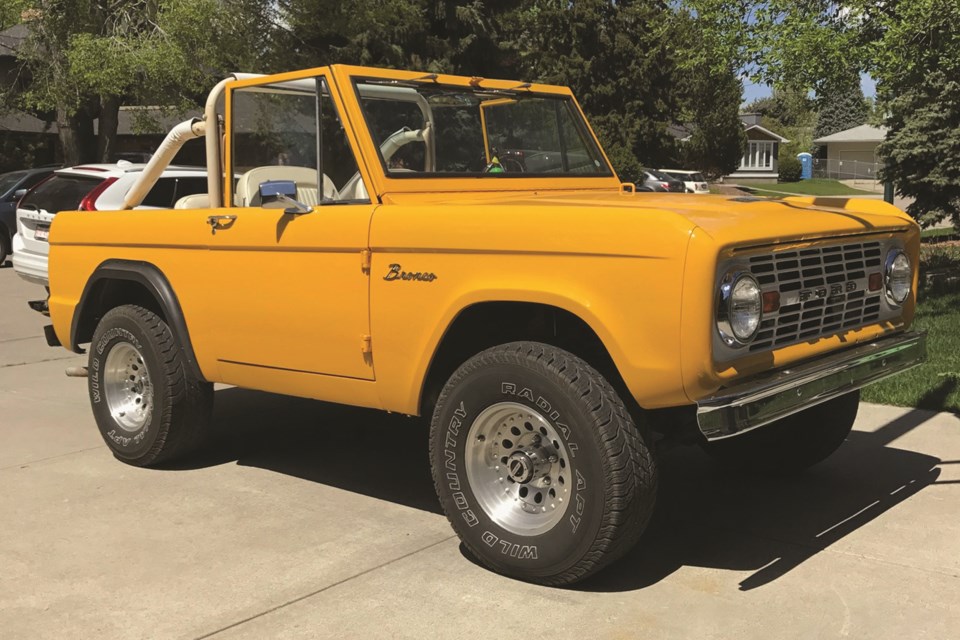 A yellow 1967 Ford Bronco was one of two vintage trucks stolen in the theft.
Photo Submitted/For Rocky View Weekly