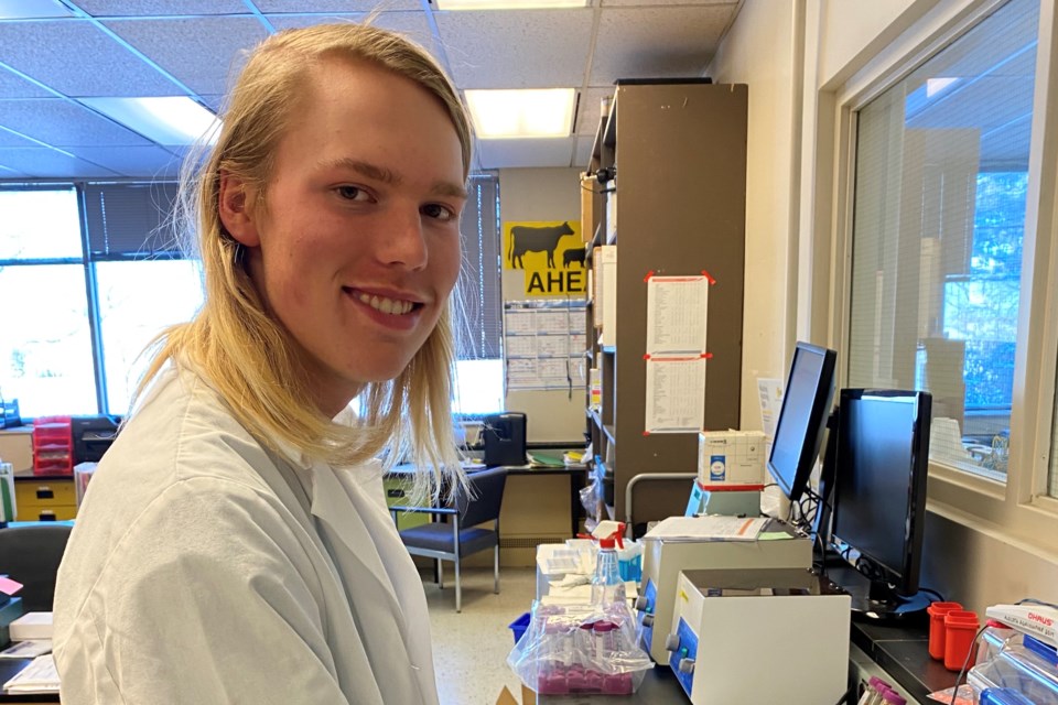 Mark Norregaard from Balzac won the 2022 4-H Canada Science Fair for the third year in a row.