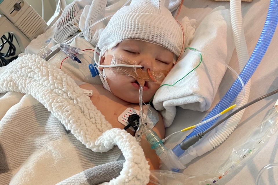 Teagan Rogers's son, Rhett, spent 34 nights at the Alberta Children’s Hospital struggling with numerous complications from an E. coli infection, and faces life-long health implications.