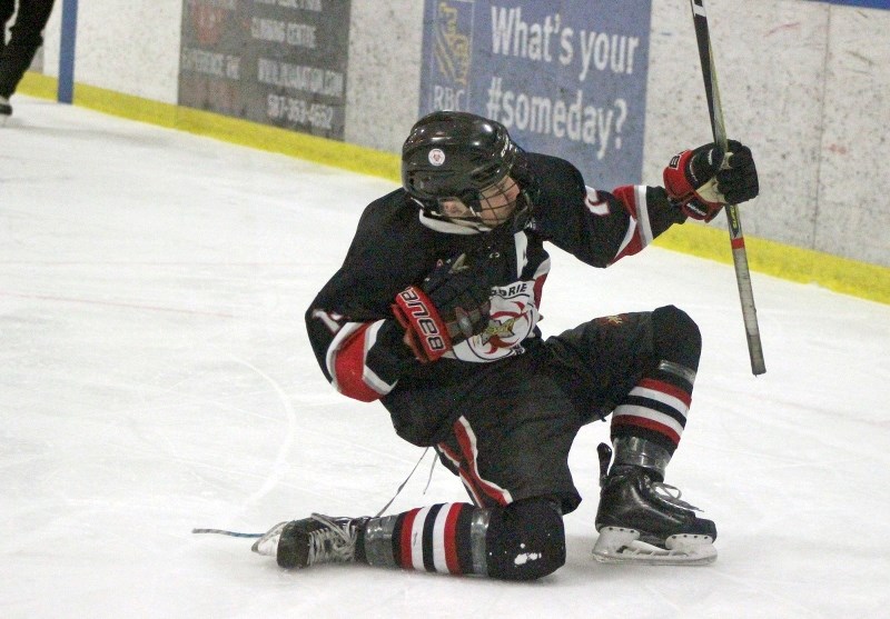 Ty Mueller used to score more than a goal per game for Airdrie's AAA hockey teams. File photo/Airdrie City View