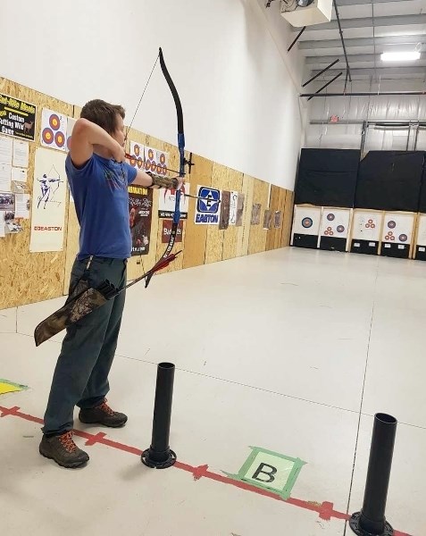 Dawson Molitor is one of three Airdronians that will be competing in archery at the Alberta Winter Games in Wood Buffalo this February.