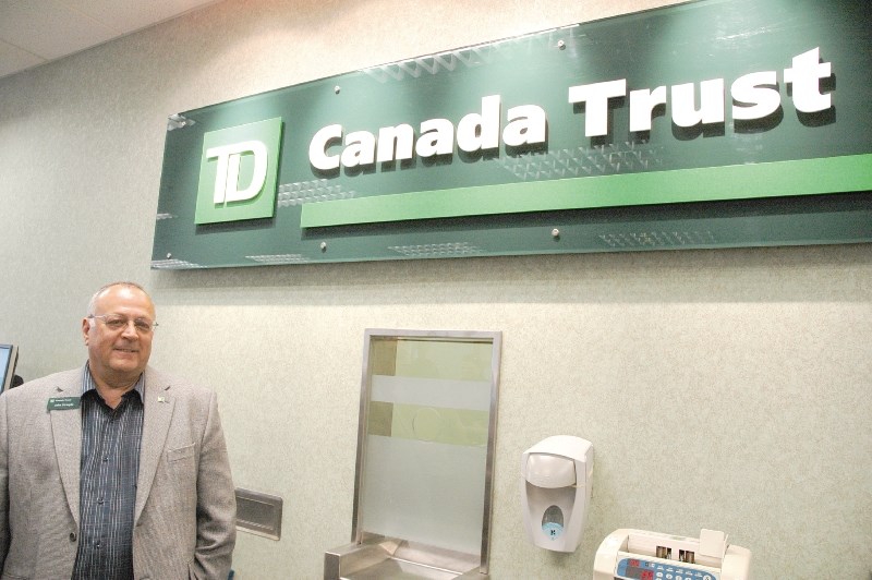 TD Bank manager John Stringile has been working for the company for 40 years.