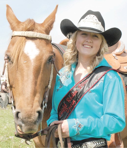 Chelsea Mather, 16, was crowned queen at the Pete Knight Rodeo, June 18. She is looking to forward to spending the summer at parades and rodeos all over Alberta, along with