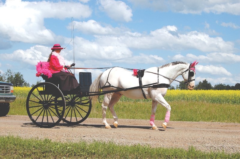 Lynn Johnston, of the Rimbey Agricultural Society, got in on the inaugural Wild Pink Yonder trail ride in 2009. Organizers are hoping this year&#8217;s event will be bigger