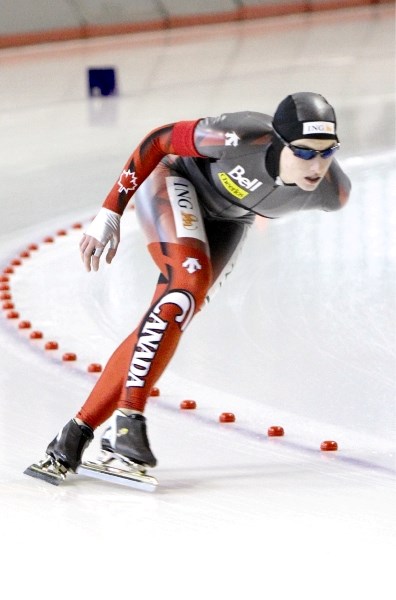 Local long track speed skater Brianne Tutt started her final Junior World Cup season with first place finishes and personal best times in Calgary, Nov. 18-21.