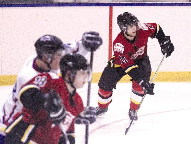 Kristian Petit, a product of Airdrie Minor Hockey, has provided some much-needed offence since joining the Airdrie Thunder, Nov. 26. He had two goals and two assists in his