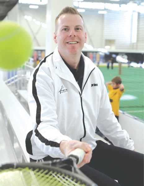 Chris Simnett and the Airdrie &#038; District Tennis Association will be hosting a Try Tennis event, Feb. 6 at Ralph McCall School&#8217;s gymnasium.