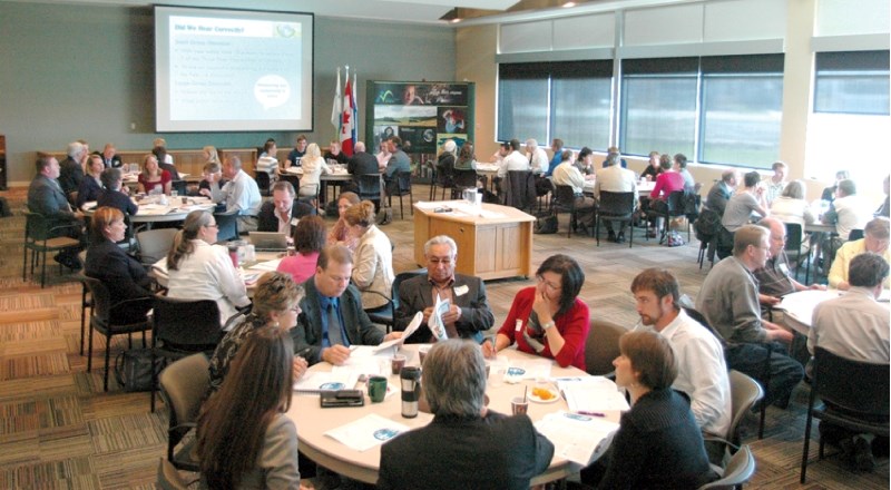 About 80 people attended Rocky View Schools&#8217; public forum to learn about the upcoming three-year plan for 2011-2014, May 12, at the Education Centre in Airdrie.