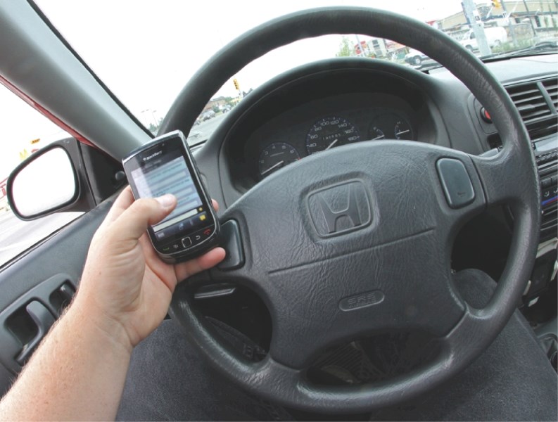 Drivers in Alberta can no longer text and drive due to the implementation of a new law effective Sept. 1.