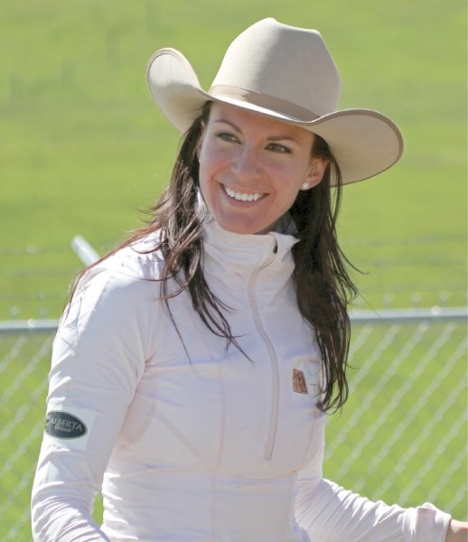 Mellisa Hollingsworth, seen here at the Airdrie Pro Rodeo grounds in June 2011, placed second at last week&#8217;s skeleton world championships in Lake Placid, N.Y.