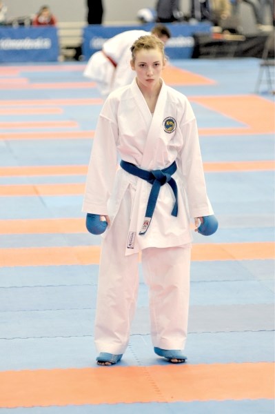 Airdrie&#8217;s Emily Lambert, 17, has earned a spot on the Canadian National Junior Karate team after placing second at nationals last weekend in Richmond, B.C. It was her