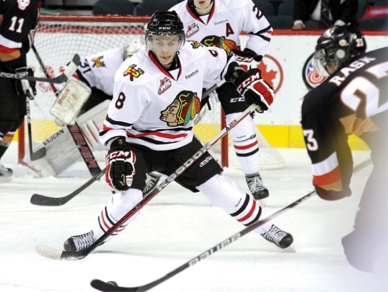 Airdrie&#8217;s Ty Rattie led his Portland Winterhawks to a first-round sweep over the Kelowna Rockets, last week. Rattie had 13 points in the four games and earned the WHL