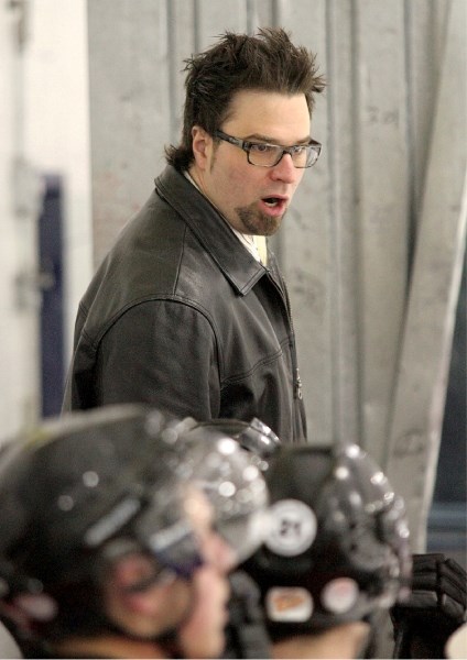 Gareth Barley, shown here as the assistant coach of the Airdrie Thunder, returns for a second stint as head coach of the Airdrie Knights Sr. B lacrosse team. The Knights will 