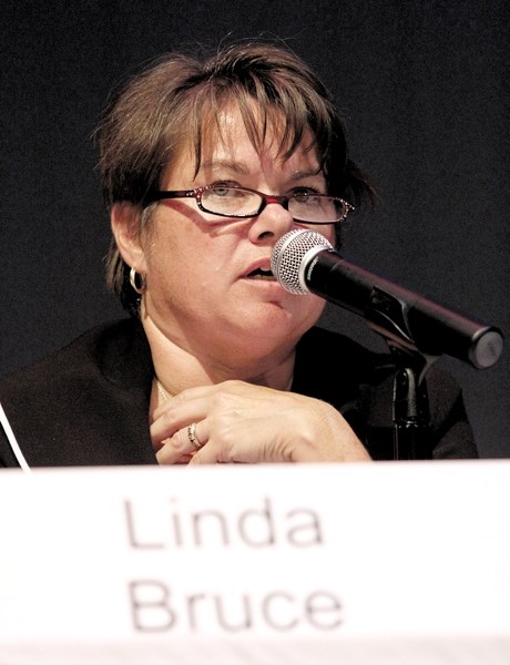 Former Airdrie mayor Linda Bruce, seen here during the 2010 municipal election, has joined Bow Valley College as a local representative for the regional stewardship program.
