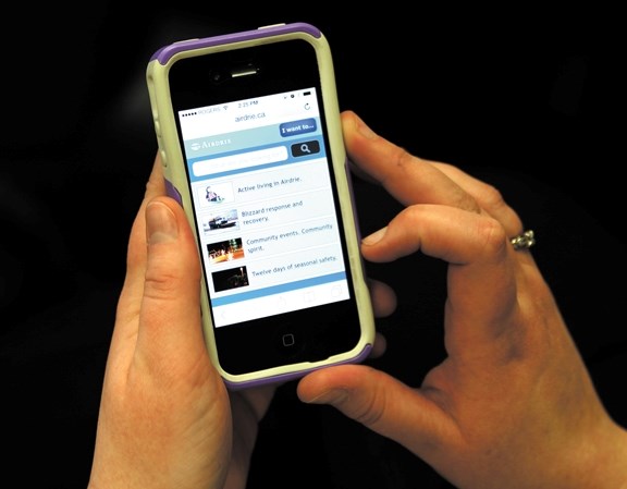 The City&#8217;s website, airdrie.ca officially launched its mobile version for mobile devices and tablets on Dec. 6.